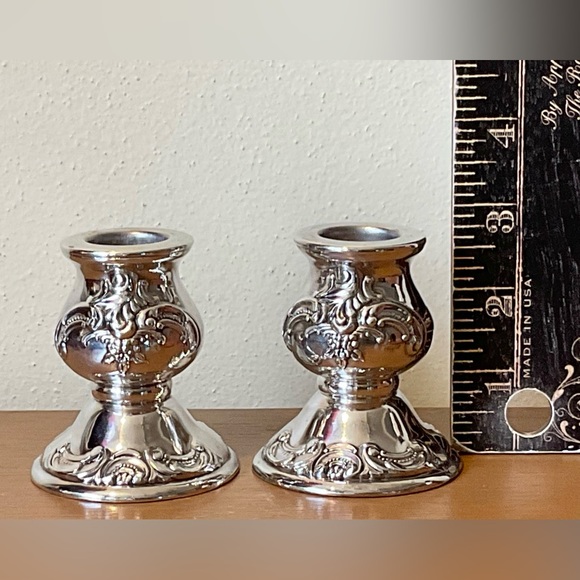 1940’s Wallace Silversmiths Candle Holders - Picture 8 of 9